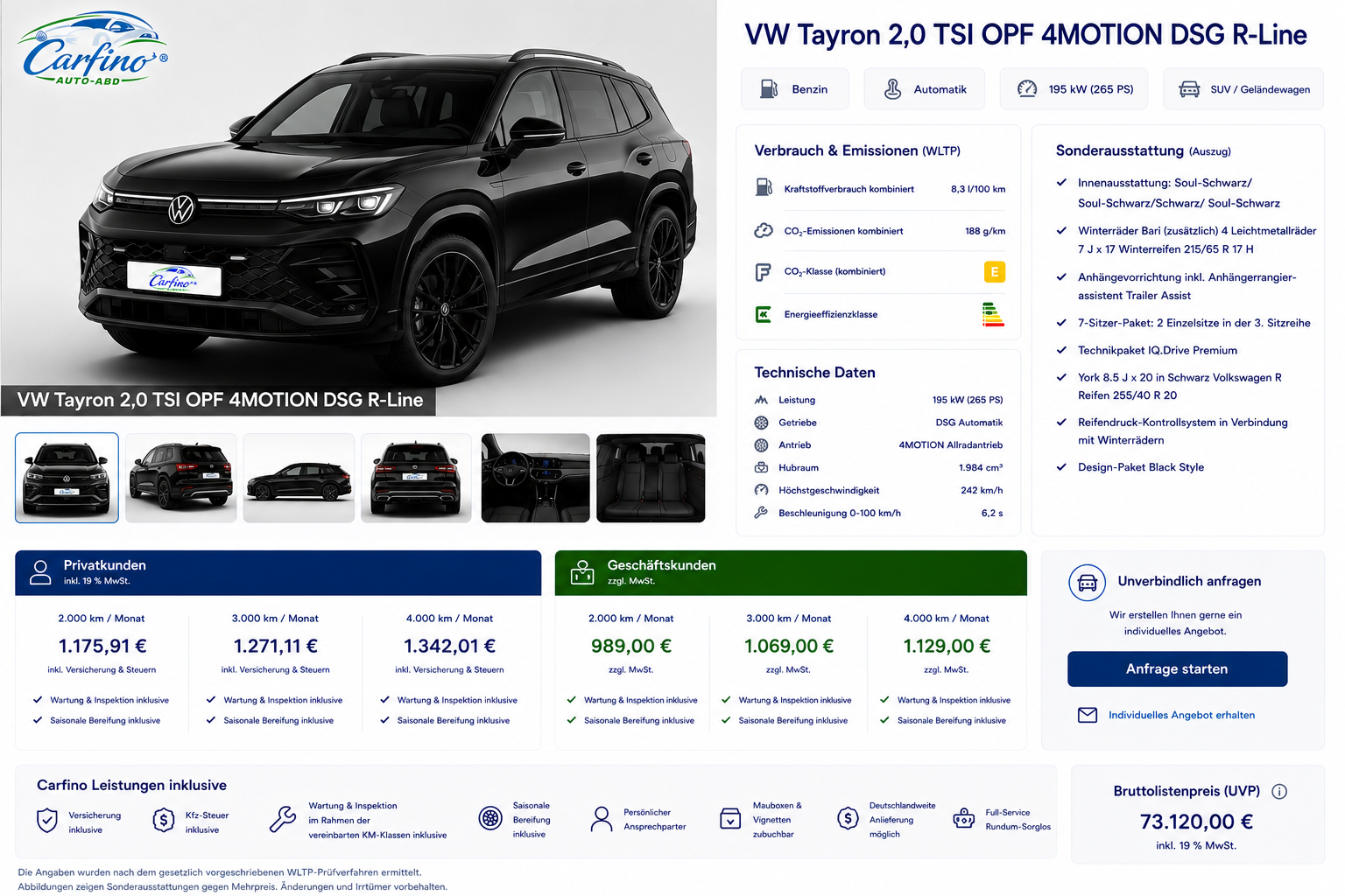 VW Tayron 2,0 TDI SCR 4MOTION DSG R-Line