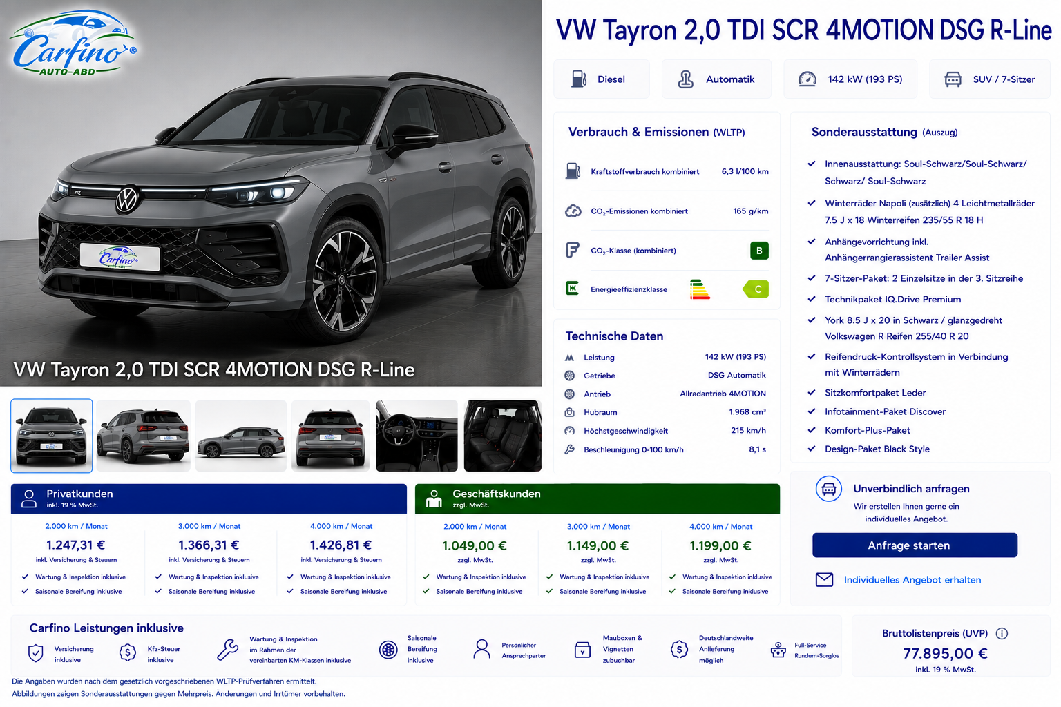 VW Tayron 2,0 TSI OPF 4MOTION DSG R-Line