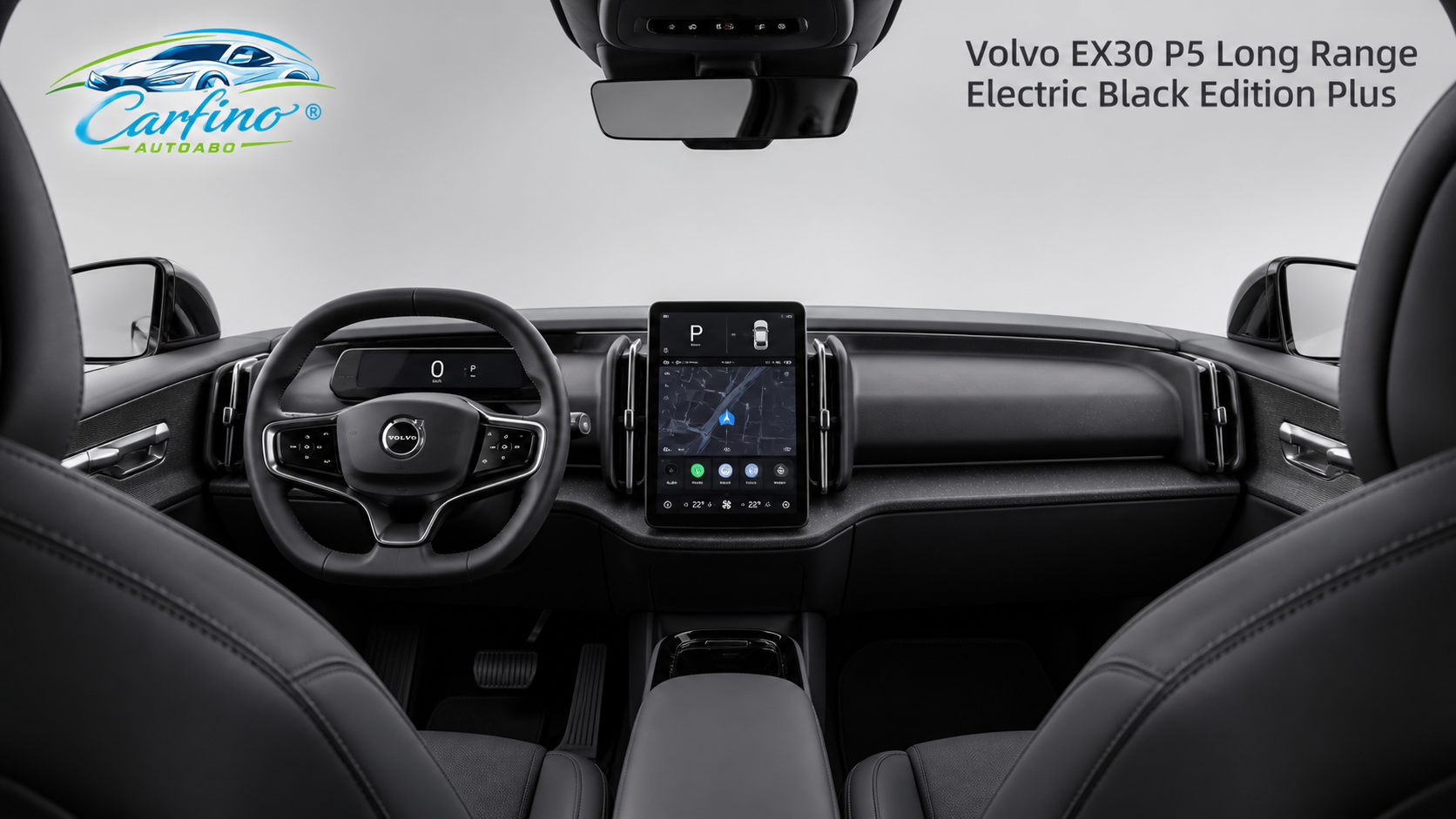 Volvo EX30 P5 Long Range Electric Black Edition Plus – Innenraum Linkslenker