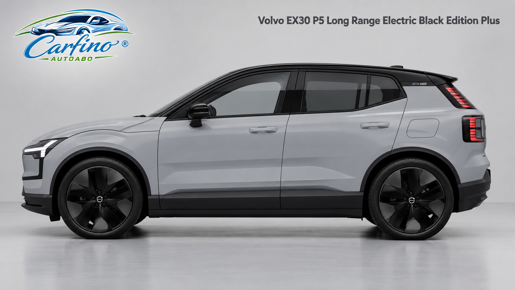 Volvo EX30 P5 Long Range Electric Black Edition Plus – Seitenansicht