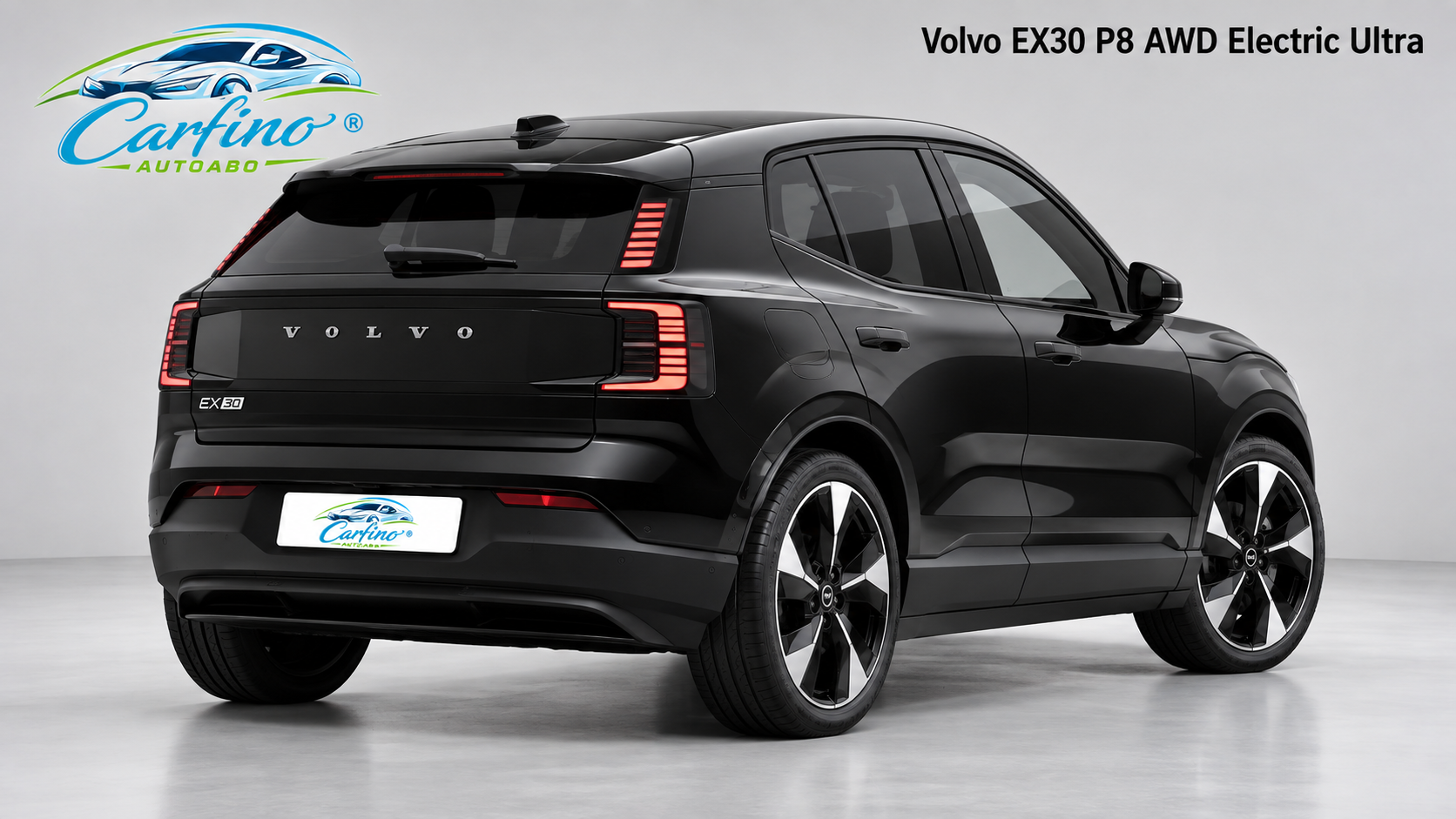 Volvo EX30 P8 AWD Electric Ultra – Heckansicht