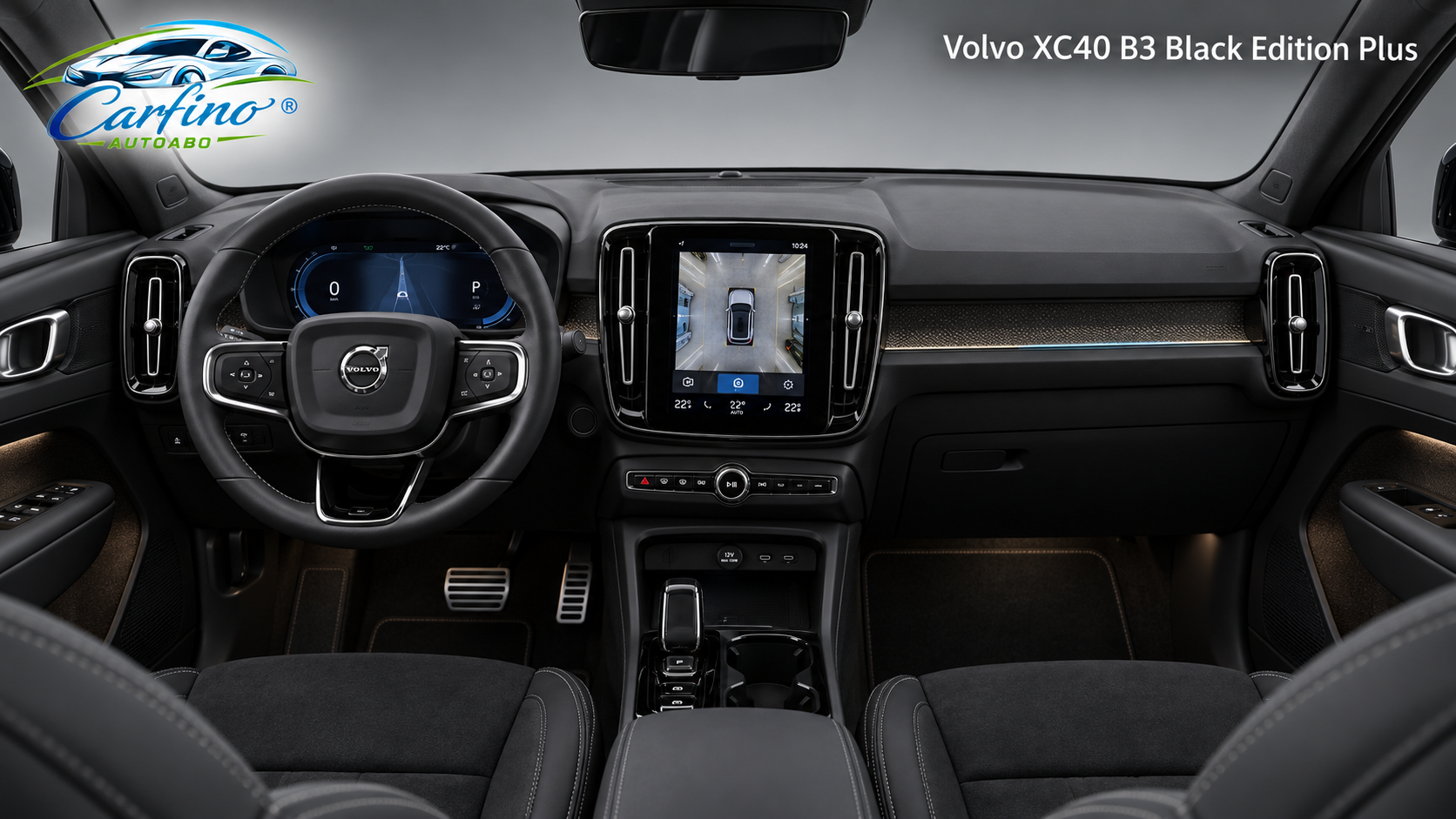 Volvo XC40 B3 Black Edition Plus – Innenraum Linkslenker
