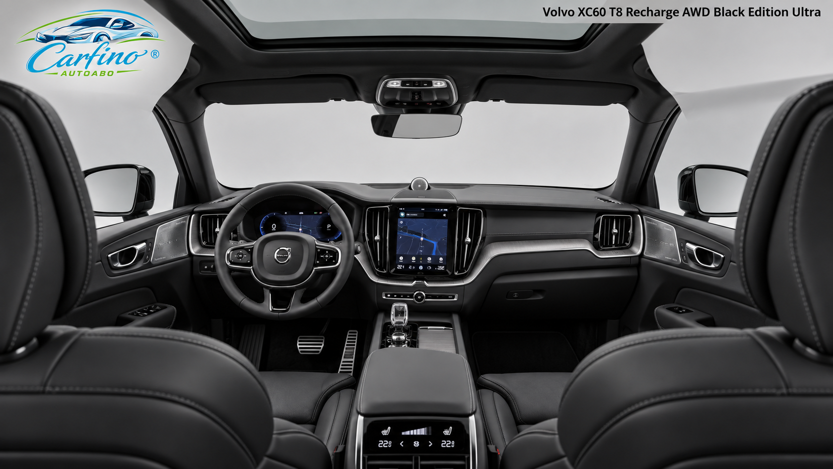 Volvo XC60 T8 Recharge AWD Black Edition Ultra – Innenraum Linkslenker