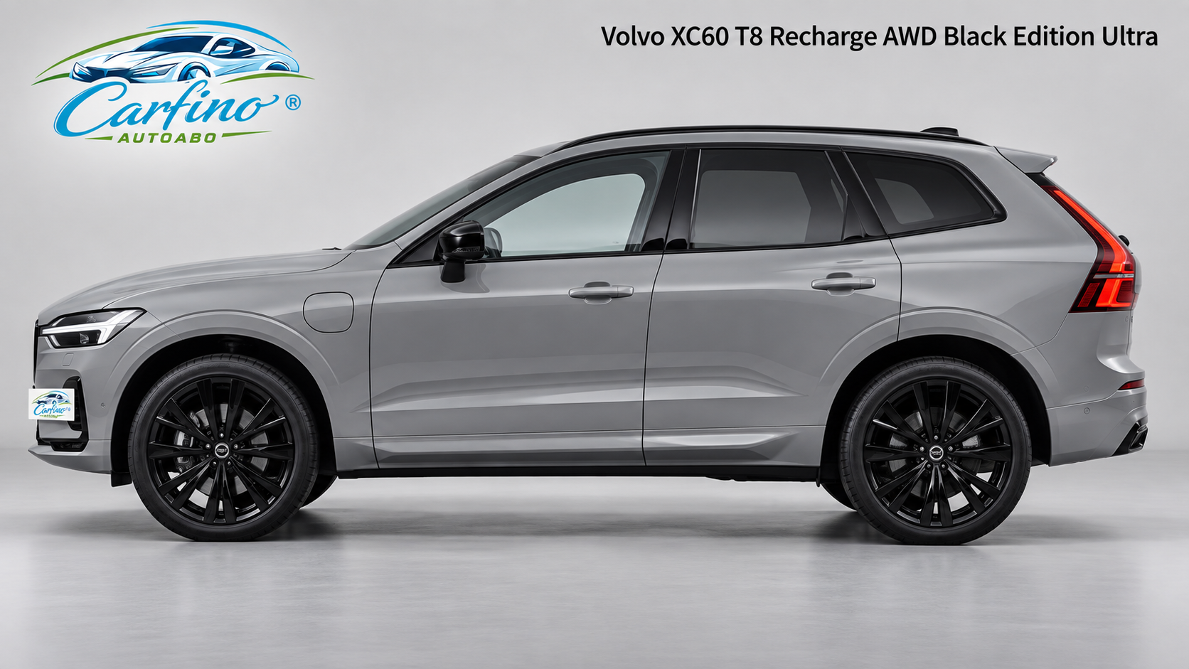 Volvo XC60 T8 Recharge AWD Black Edition Ultra – Seitenansicht