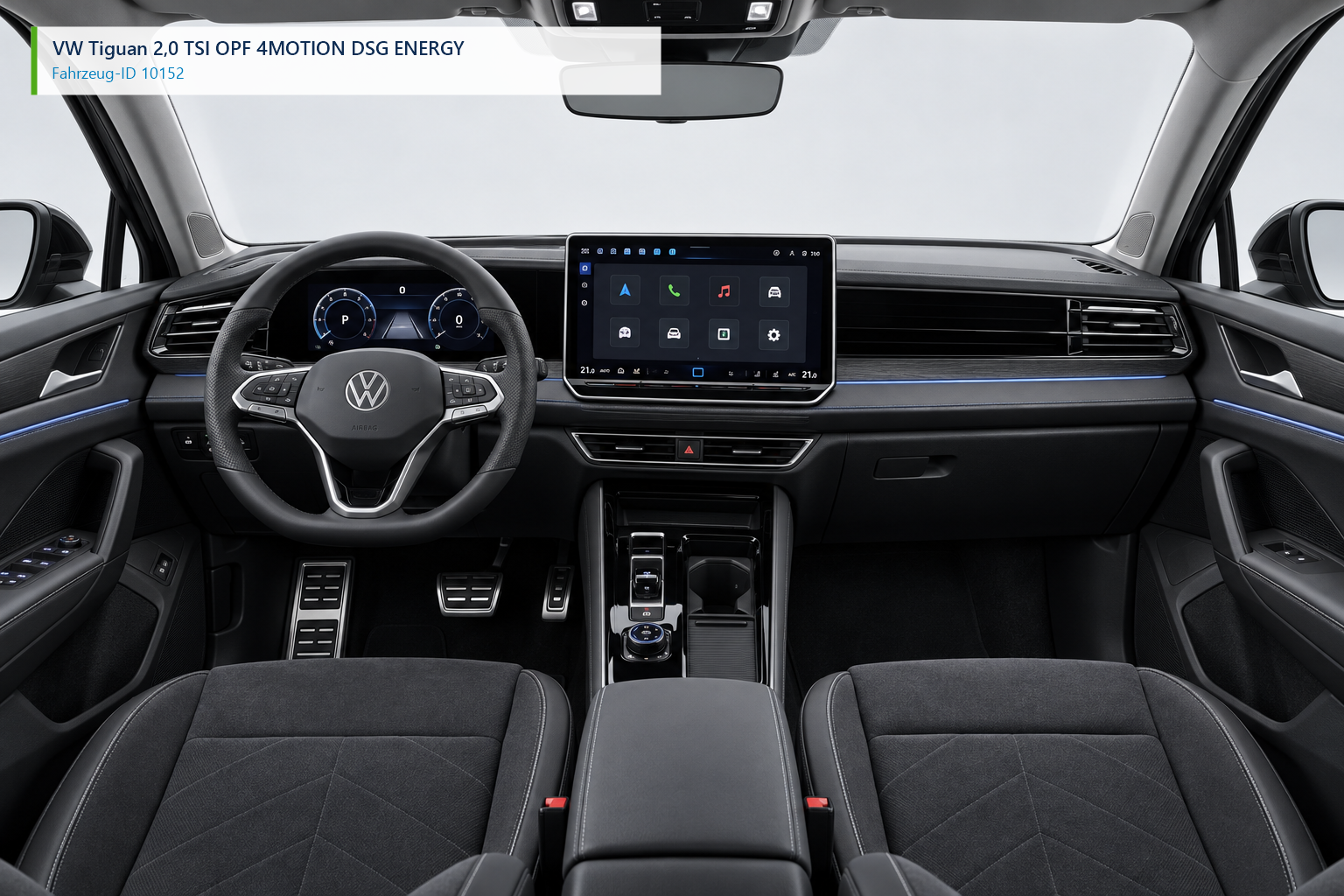 VW Tiguan 2,0 TSI OPF 4MOTION DSG ENERGY Interior – Fahrzeug-ID 10152