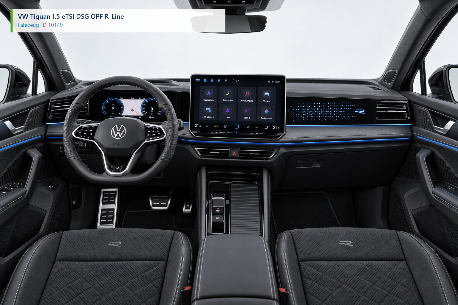 VW Tiguan 1,5 eTSI DSG OPF R-Line Interior – Fahrzeug-ID 10149